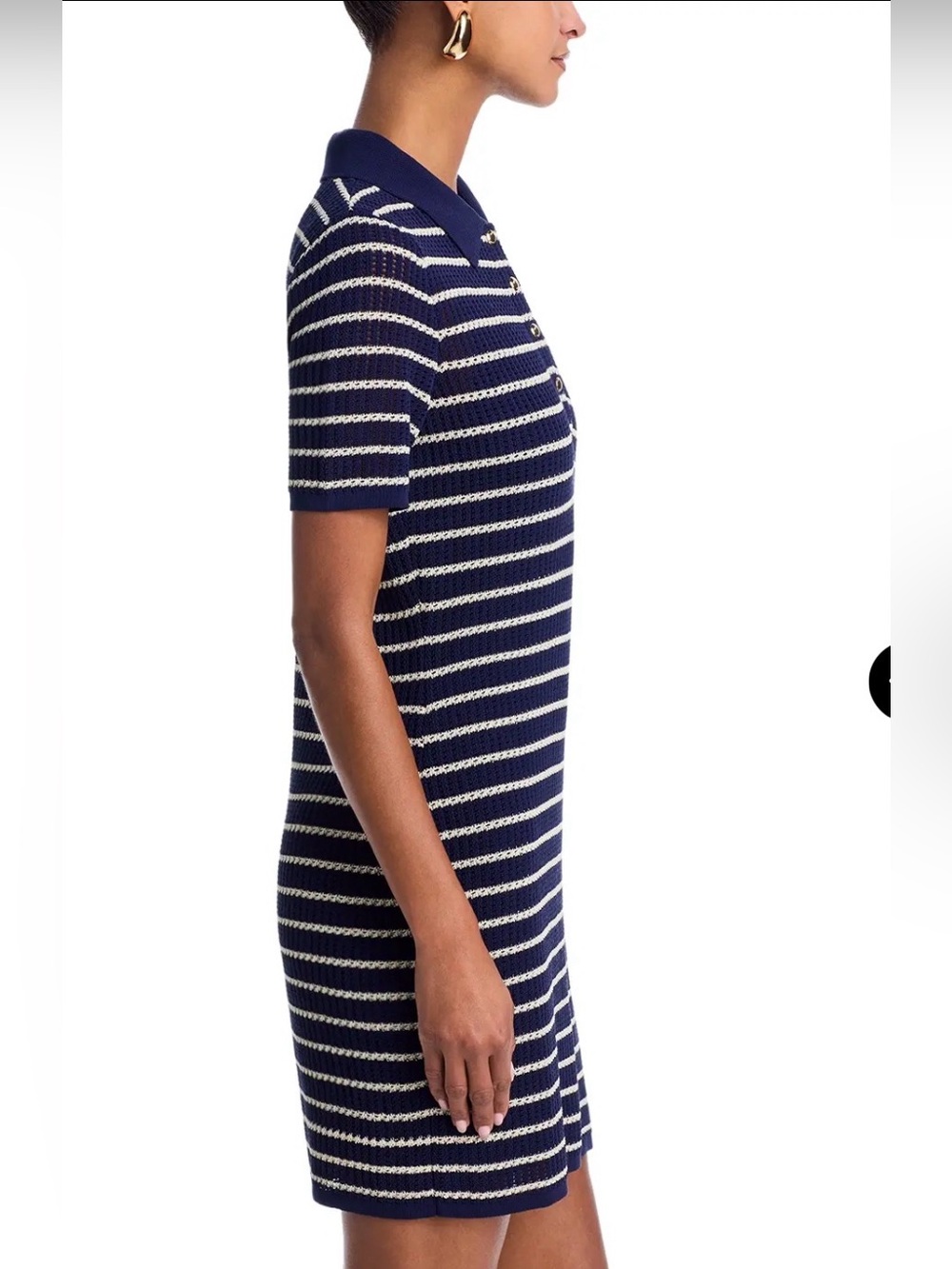 Rag & Bone Viola Striped Mini Shirt Dress Size Small - Picture 6 of 9